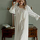 Jane Air nightgown made of silk cambric milky color. Nightdress. Delicate Clothing Store (Daria). Online shopping on My Livemaster.  Фото №2