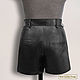 Lydia shorts made of genuine leather/suede (any color). Shorts. Elena Lether Design. My Livemaster. Фото №6