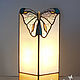 Golden Butterfly Lamp. Decorative lamp made of glass, Table lamps, Moscow,  Фото №1