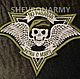 Cool stripe on the twist skull with wings chevron patch. Patches. shevronarmy. Online shopping on My Livemaster.  Фото №2