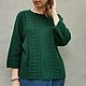 Sweaters in luxurious dark green color. Sweaters. svetlana-sayapina. My Livemaster. Фото №6
