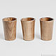 Set of wooden wine glasses (3#25. Shot Glasses. ART OF SIBERIA. Online shopping on My Livemaster.  Фото №2