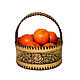 Basket of birch bark ' rose'. basket of birch bark. Art.5083, Basket, Tomsk,  Фото №1