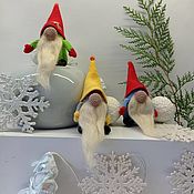 Куклы и игрушки handmade. Livemaster - original item Amigurumi dolls and toys: Gnome Christmas Scandinavian knitted. Handmade.