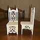 Chair for a tall person 1661, Doll furniture, Belgorod,  Фото №1