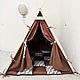 Детская палатка вигвам в наличии. Вигвам. Маргарита tipi_workshop. Интернет-магазин Ярмарка Мастеров.  Фото №2