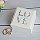 Box wedding Box wedding rings box Wedding love lavender
