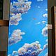CLOUDS. Acrylic, potal. Pictures. Tatiana Chepkasova. Online shopping on My Livemaster.  Фото №2