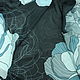 Креп " Ночные цветы" 9962в, Ткани, Ставрополь,  Фото №1