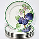 Винтаж: Villeroy & Boch French Garden тарелки столовые слива, Тарелки винтажные, Франкфурт-на-Майне,  Фото №1