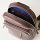 Men's leather shoulder bag ' Kortez'. Backpacks. DragonBags - Rucksack leather. My Livemaster. Фото №5