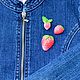 Set of brooches 'Strawberries', Brooch set, Kolomna,  Фото №1