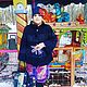 Кардиган вязаный в технике интарсия. Кардиганы. марина сизикова. Ярмарка Мастеров.  Фото №5