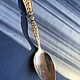 Teaspoon, silver, rarity, Europe, Vintage Souvenirs, Arnhem,  Фото №1