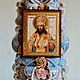 Святой Дмитрий, свеча 22 см, 8 граней.