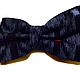 Bow tie made of antique Japanese tsumugi silk, Butterflies, Moscow,  Фото №1