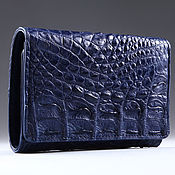 Сумки и аксессуары handmade. Livemaster - original item Women`s wallet with a coin holder made of genuine crocodile leather IMA0216VC35. Handmade.