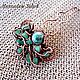 Шпилька  " Дриада "/ " Dryad " Hairpin- медь - Wire Wrap - 1200 р. Шпилька. Alexandra Solod (highspiritbijou). Ярмарка Мастеров.  Фото №4