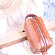 Women's cosmetic bag made of genuine leather ' Melody d'amour», Beauticians, St. Petersburg,  Фото №1