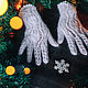 Openwork gloves 'for autumn' women's down. Gloves. Down shop (TeploPuha34). My Livemaster. Фото №4