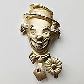 Винтаж handmade. Livemaster - original item Danecraft clown brooch, USA. Handmade.