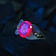 Ring 'Catlea Orchid' with pink opal, Rings, Moscow,  Фото №1
