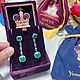 Заказать "Royalty" серьги с натуральным камнем. GOLDEN_ROSE. Ярмарка Мастеров. . Серьги классические Фото №3