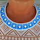 Choker necklace made of beads and agate beads, Chokers, Velikiy Novgorod,  Фото №1