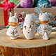 Order Set - Kids in Christmas costumes. Porcelain story. Livemaster. . Christmas decorations Фото №3