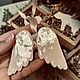 Ёлочная игрушка «Крылья». Елочные игрушки. ceramamama. Ярмарка Мастеров.  Фото №4