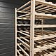 Order Wine and champagne rack for 168 bottles. Color Wood. Livemaster. . Shelving Фото №3