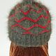 Knitted women's hat with double Angora lapel. Caps. UrbanStyleKnit (usknits). My Livemaster. Фото №4