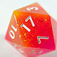 Большой дайс D20 для DnD Взрывная карамелька. Фишки и кости. Geek Shelf. Ярмарка Мастеров.  Фото №5