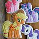 Пряники My little pony. Набор пряников. Алена Долгова. Интернет-магазин Ярмарка Мастеров.  Фото №2
