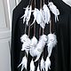 Tan a brooch out of leather and feathers. Hairpins. Feather earrings Magic Temptation. My Livemaster. Фото №4