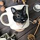 Котики. Наборы чая и кофе. 9elezyaka. Ярмарка Мастеров.  Фото №4