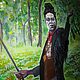 Заказать Фосфорный пейзаж  "Барон Самеди" Néhémy Pierre-Dahomey. ART: Vera Lee Raven. Ярмарка Мастеров. . Картины Фото №3
