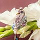 Collectible brooch 'Lady Peacock'. Brooches. Coffeelena. Online shopping on My Livemaster.  Фото №2