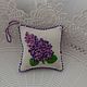 Игольницы вышитыеСирень. Игольницы. Натали Broderie a la main (Broderie-main). Интернет-магазин Ярмарка Мастеров.  Фото №2