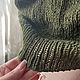 Винтаж: Рустик. Свитер оверсайз из чистой шерсти, ручная работа 42-50. Свитера винтажные. Vintage-bazaar. Ярмарка Мастеров.  Фото №14