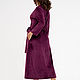 Bathrobe 'Doroty plum'. Robes. BORMALISA. My Livemaster. Фото №6