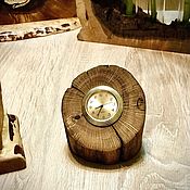 Уникальные Часы из спила карельской берёзы
