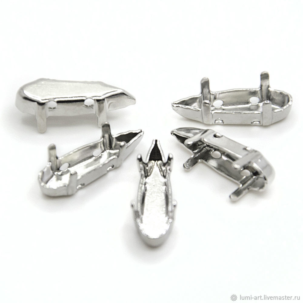 Оправа 15 мм White Bronze для Raindrop Сваровски (закрытая) купить в ...