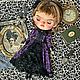  готическое платье для блайз blythe. Одежда для кукол. Елена М (dollsdressbyelena). Интернет-магазин Ярмарка Мастеров.  Фото №2