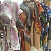 Одежда handmade. Livemaster - original item Knitted Wool Vest. Diagonal cardigan. Handmade.