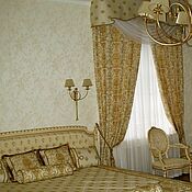 Для дома и интерьера handmade. Livemaster - original item Curtains for the bedroom 