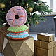 Плюшевая подушка-игрушка пончик, Мягкие игрушки, Самара,  Фото №1