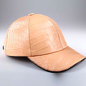 Аксессуары handmade. Livemaster - original item Baseball cap made of genuine crocodile leather IMA0329L45. Handmade.