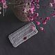 Key holder knitted with 6 carabiners, 17 cm, color gray, 1 piece. Housekeeper. Natalia Sholokhova (Hand loops). My Livemaster. Фото №6