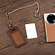 Badge card holder made of genuine leather. Case. KullikovCraft. My Livemaster. Фото №9